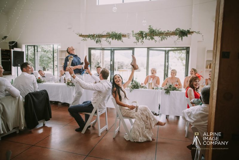 Wedding fun - photo by Alpine Image Co.